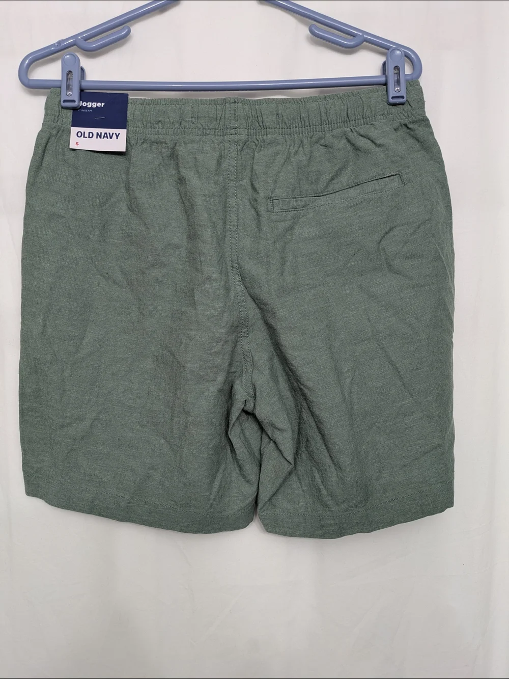 Old Navy Linen Blend Jogger Shorts - Green